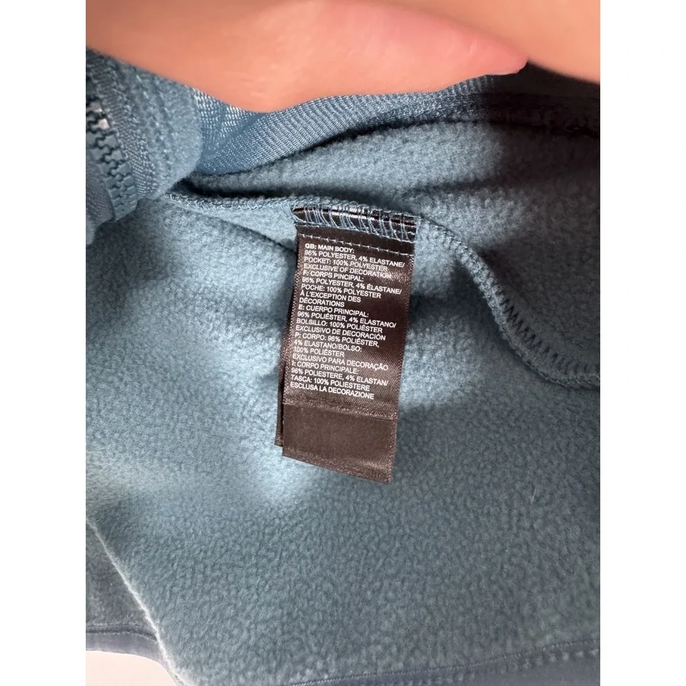 The North Face Canyonlands Jacket Mens‎ Small Fleece Full Zip Up Mallard Heather